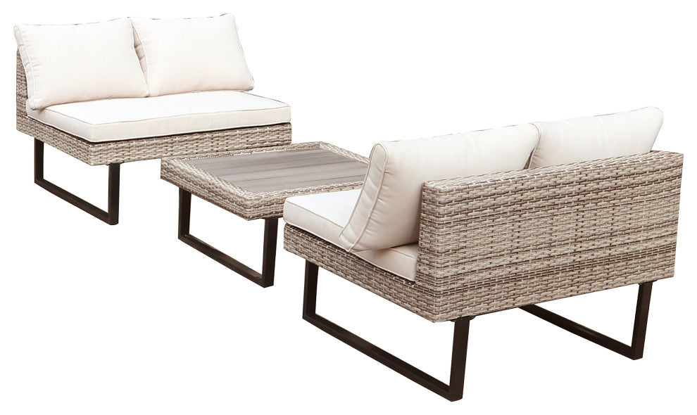 Outdoor Corner Patio Sectional and Tables