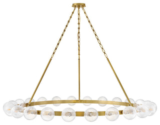 Fredrick Ramond Coco Extra Large Single Tier Chandelier, Lacquered Brass