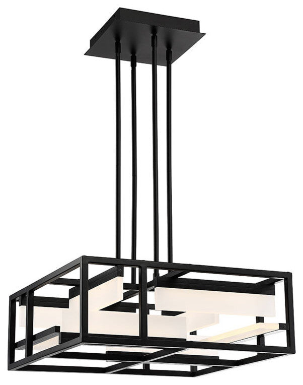 Memory 22" LED Pendant 3000K, Black