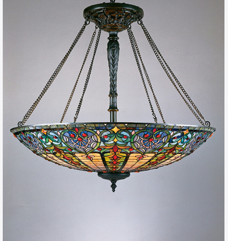 Quoizel TF1784VB Eight Light Pendant Florentine Vintage Bronze