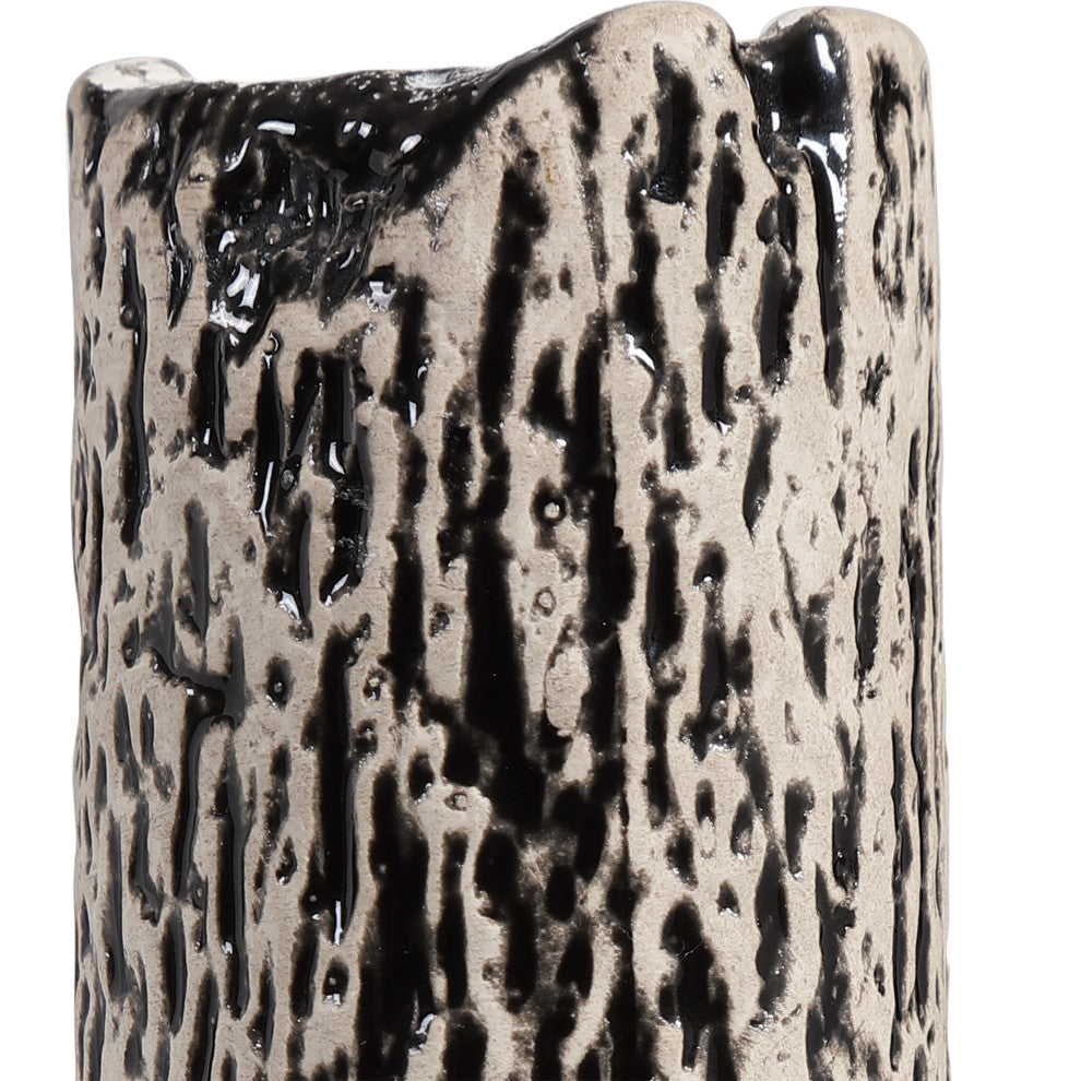 Uttermost 3-Piece Makira Cylindrical Sculpture Set