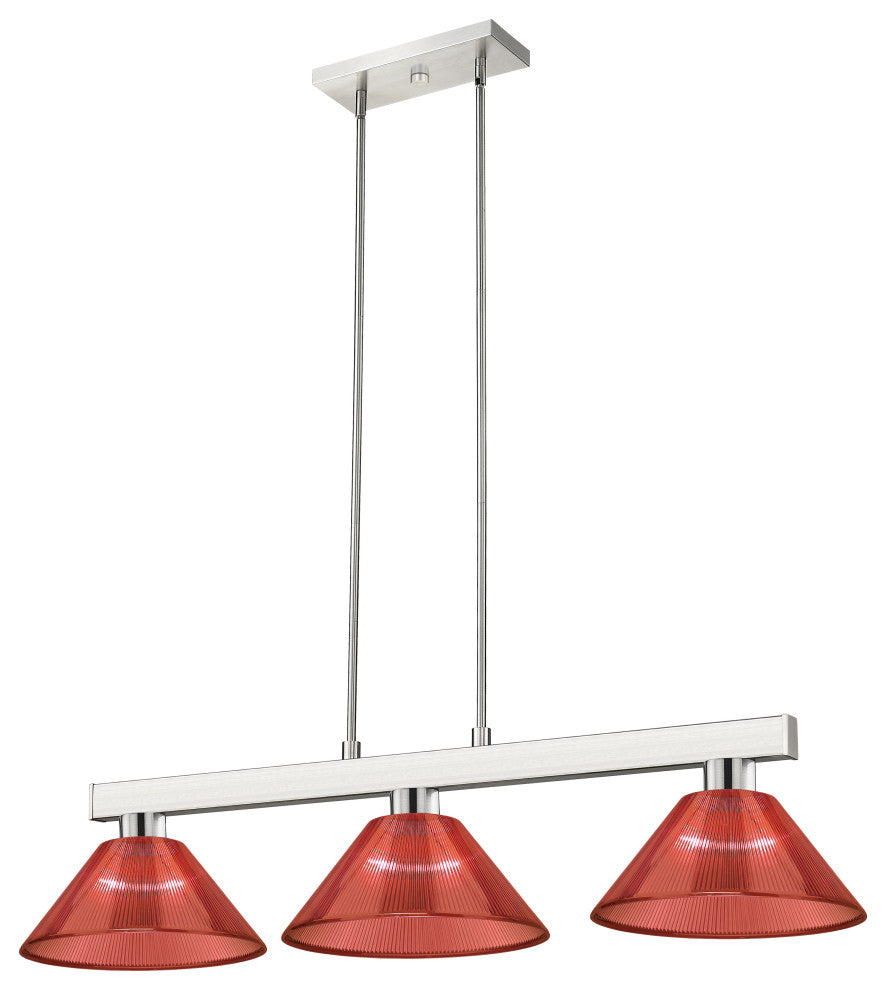 Zlite 152BN-ARBG 3-Light Billiard Light, Burgundy