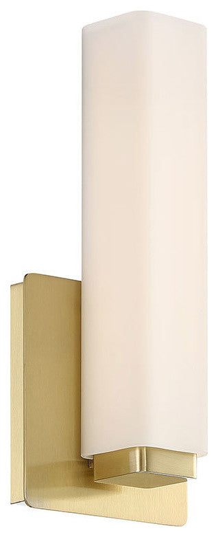 Vogue 11" LED Wall Sconce 2700K, Brushed Brass