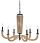 Gelos 6-Light Candle Chandelier