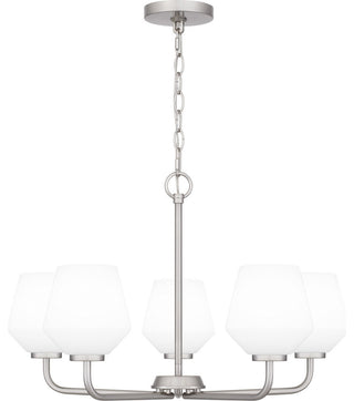 Nielson 5-Light Chandelier, Brushed Nickel