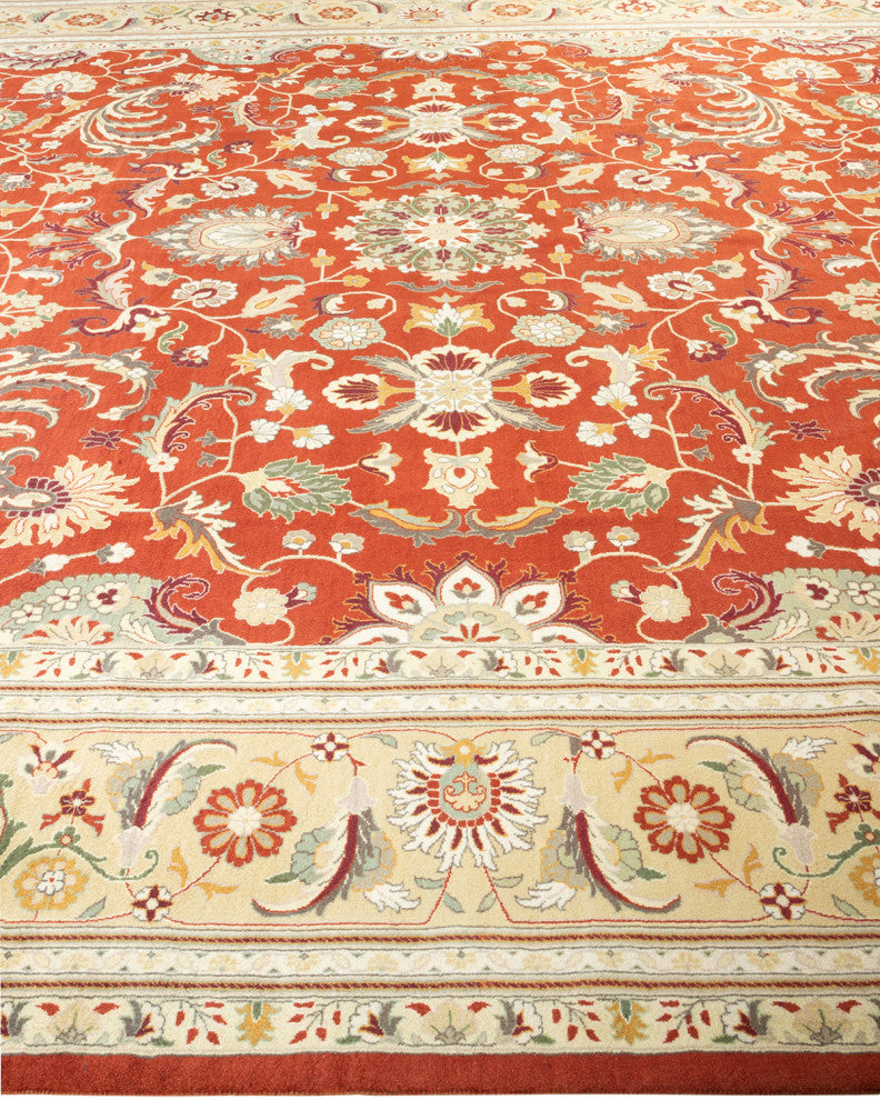 Mogul, One-of-a-Kind Hand-Knotted Area Rug Orange, 10' 0" x 14' 2"
