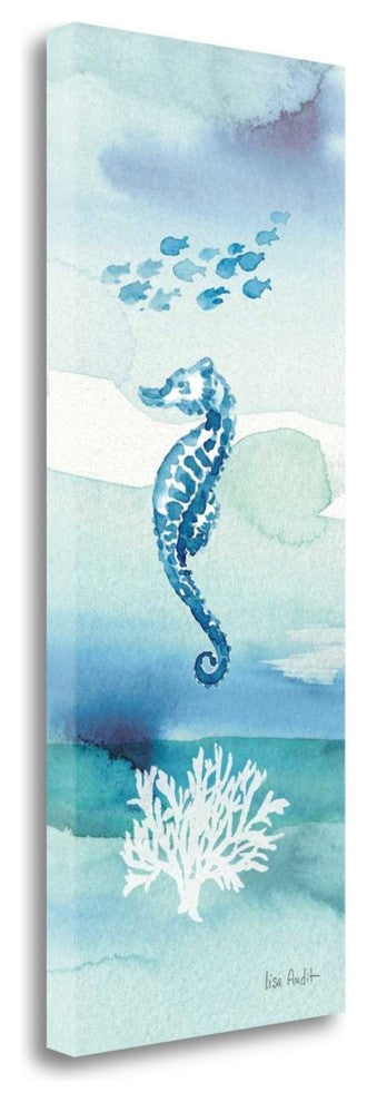 "Sea Life VIII No Border" By Lisa Audit, Giclee Print on Gallery Wrap Canvas