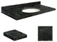 Quartz 25"x22" Vanity Top, White Bowl, Interlude, Single Hole