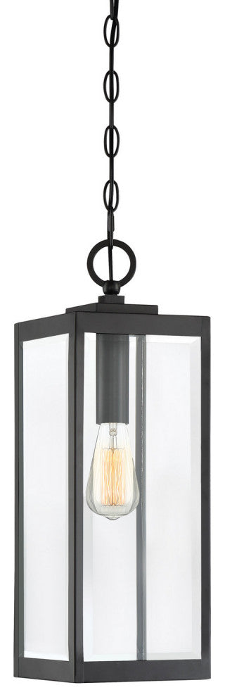Westover 1-Light Outdoor Lantern, Earth Black