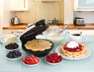 Euro Cuisine Eco Friendly Heart Shaped Waffle Maker