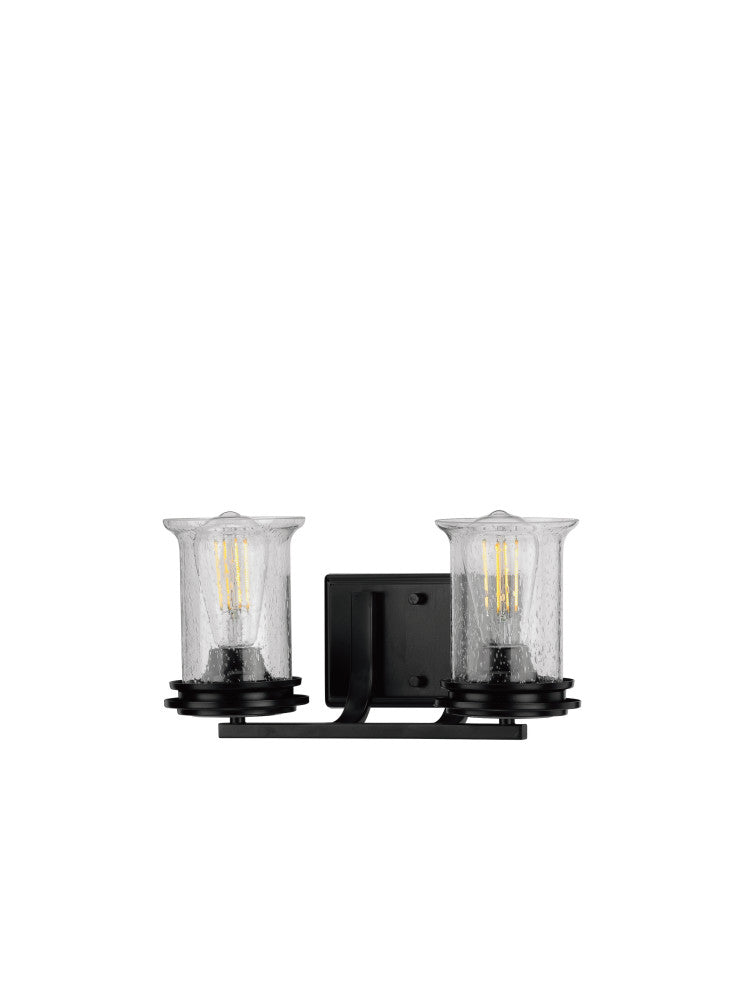 Luxury French Country Bath Vanity Light, Midnight Black, UHP3751