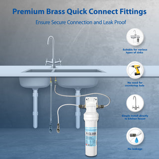 APEC Premium Quality High Capacity Under-Counter Water Filtration System