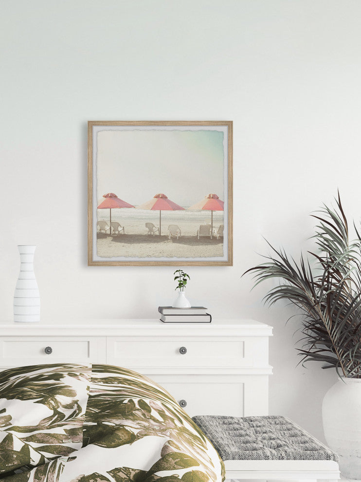"Vacation Mode Activated" Framed Painting Print, 24x24