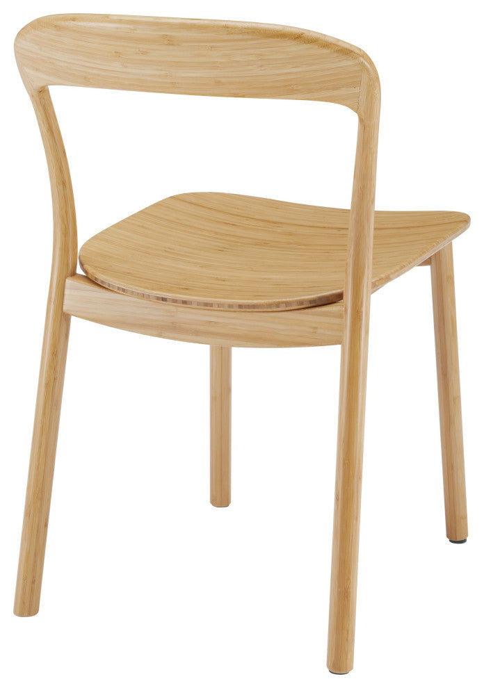 Hanna Dining Chair Bamboo Seat, Wheat, Set of 2