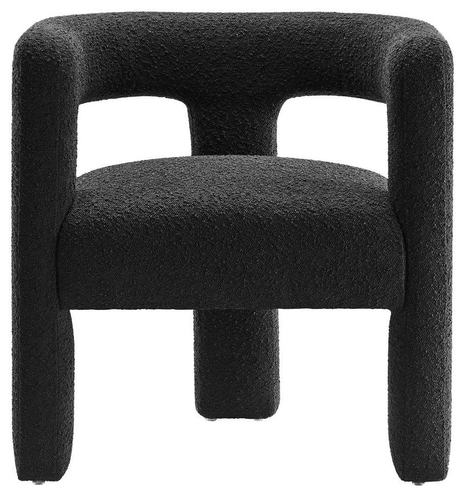 Kayla Boucle Upholstered Armchair