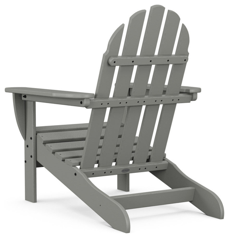 Polywood Classic Adirondack Chair, Slate Gray