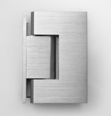 78"x59" Frameless Hinged Shower Door, Wall Hinge Door Style, Brushed Nickel