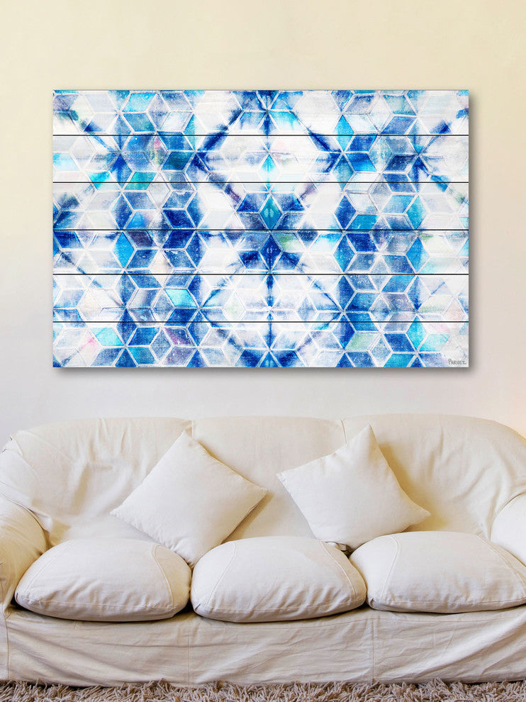 "Tinghir" UV Ink Print on White Wood60"x40", 60"x40"