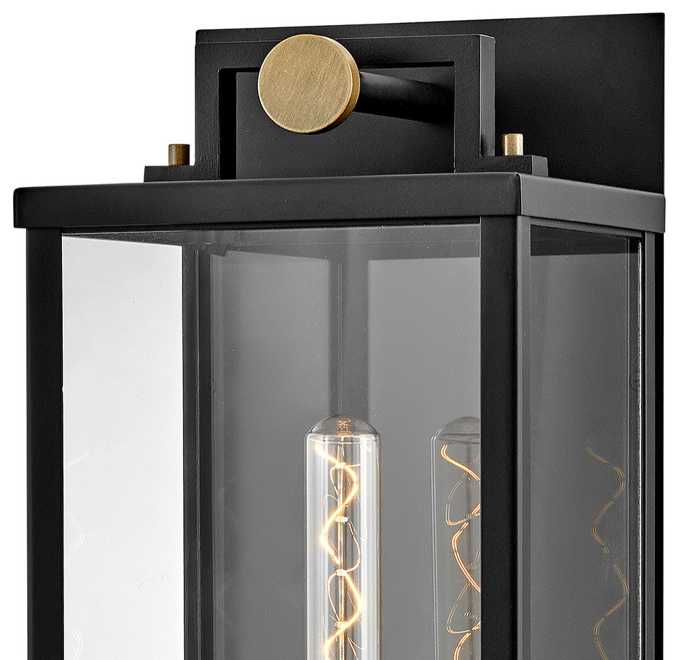 Hinkley Catalina Large Wall Mount Lantern, Black