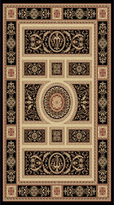 Legacy Black Rug, 2'x3'6"