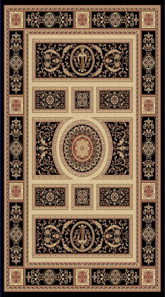 Legacy Black Rug, 2'x3'6"