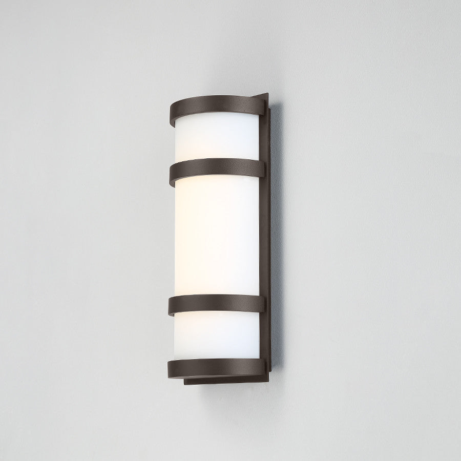 LED Outdoor Wall Sconce, Bronze