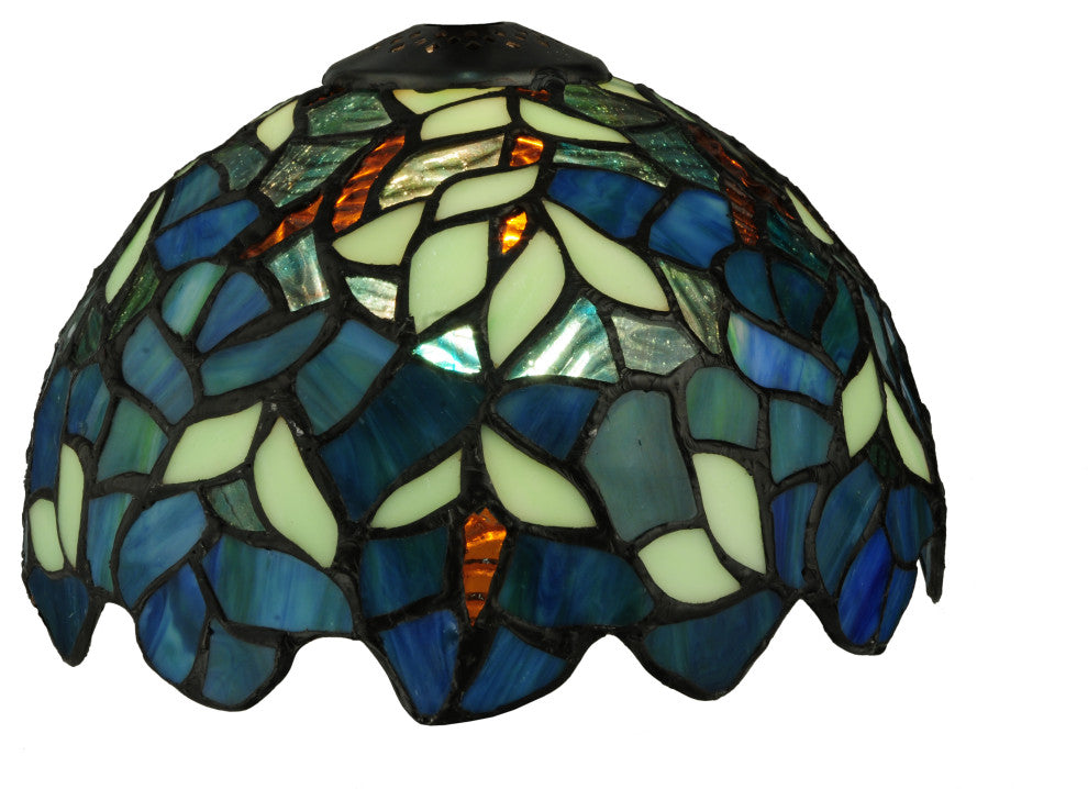 Meyda lighting 124812 14"H Nightfall Wisteria Mini Lamp