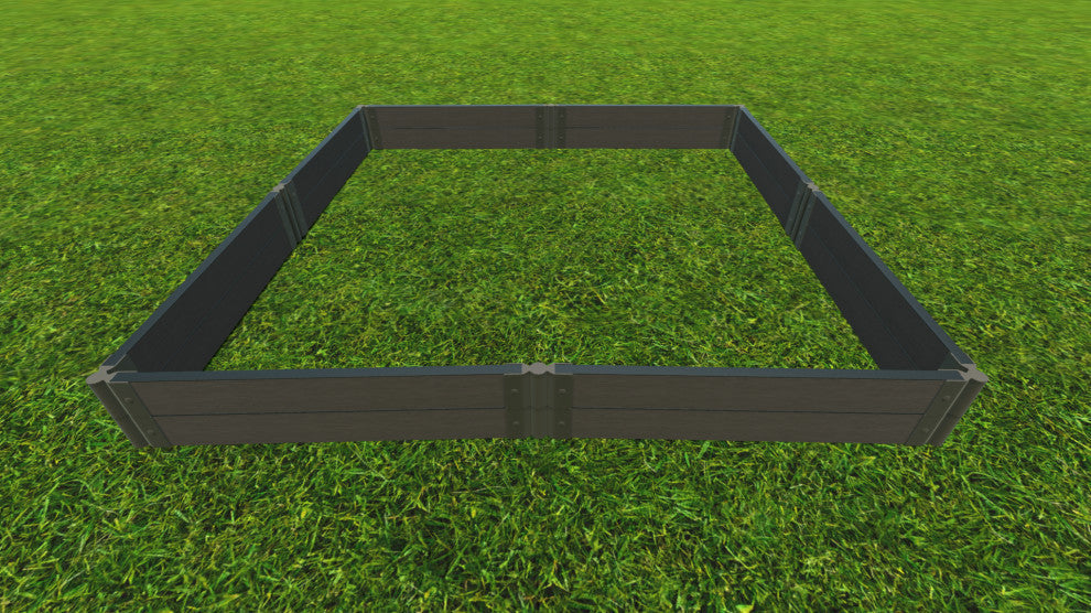 Weathered Wood Raised Garden Bed 8'x8'x11" 2" Profile