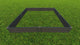 Weathered Wood Raised Garden Bed 8'x8'x11" 2" Profile