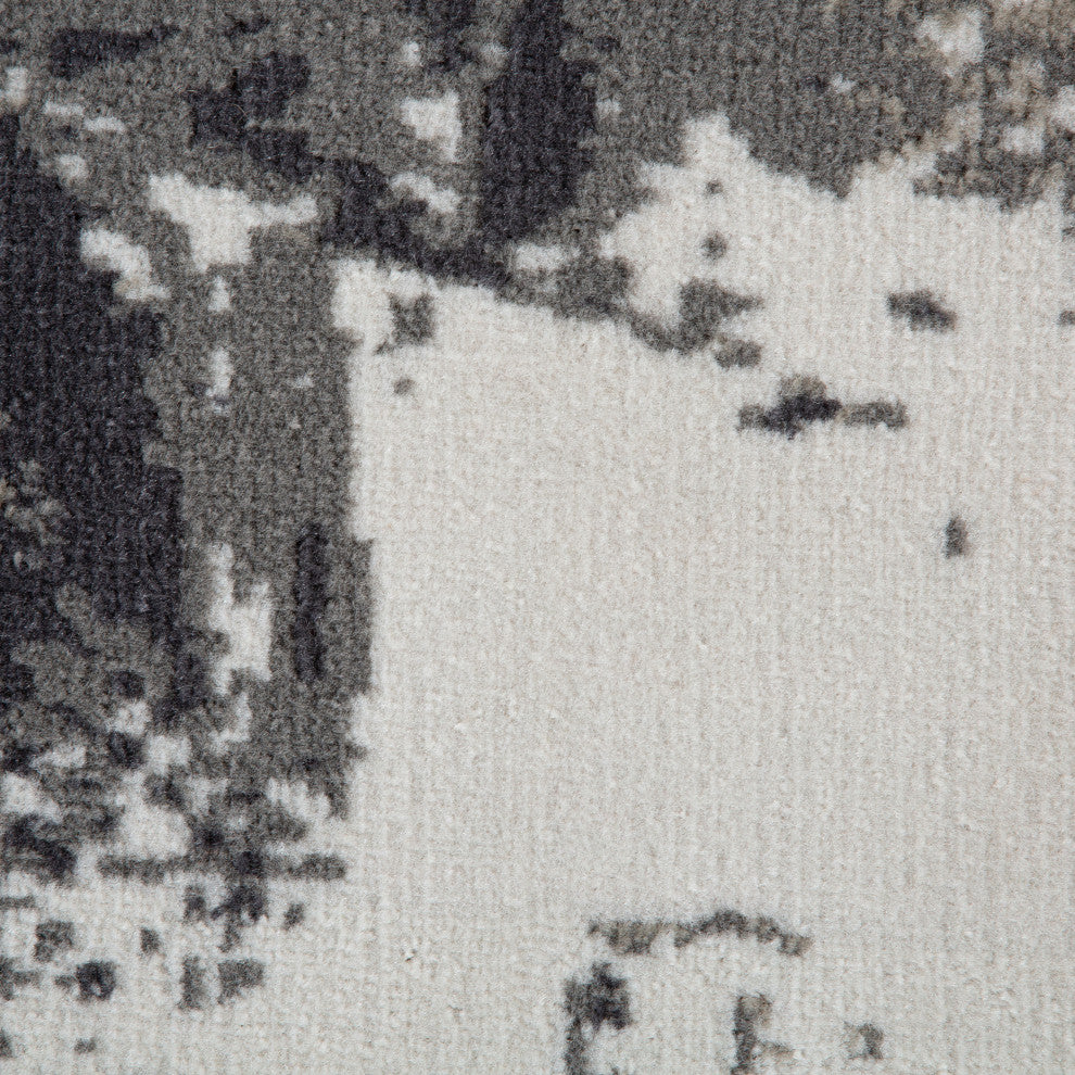 Alpine Ehra Power-Loomed Polypropylene Area Rug, Ivory, 5'3" X 7'6"