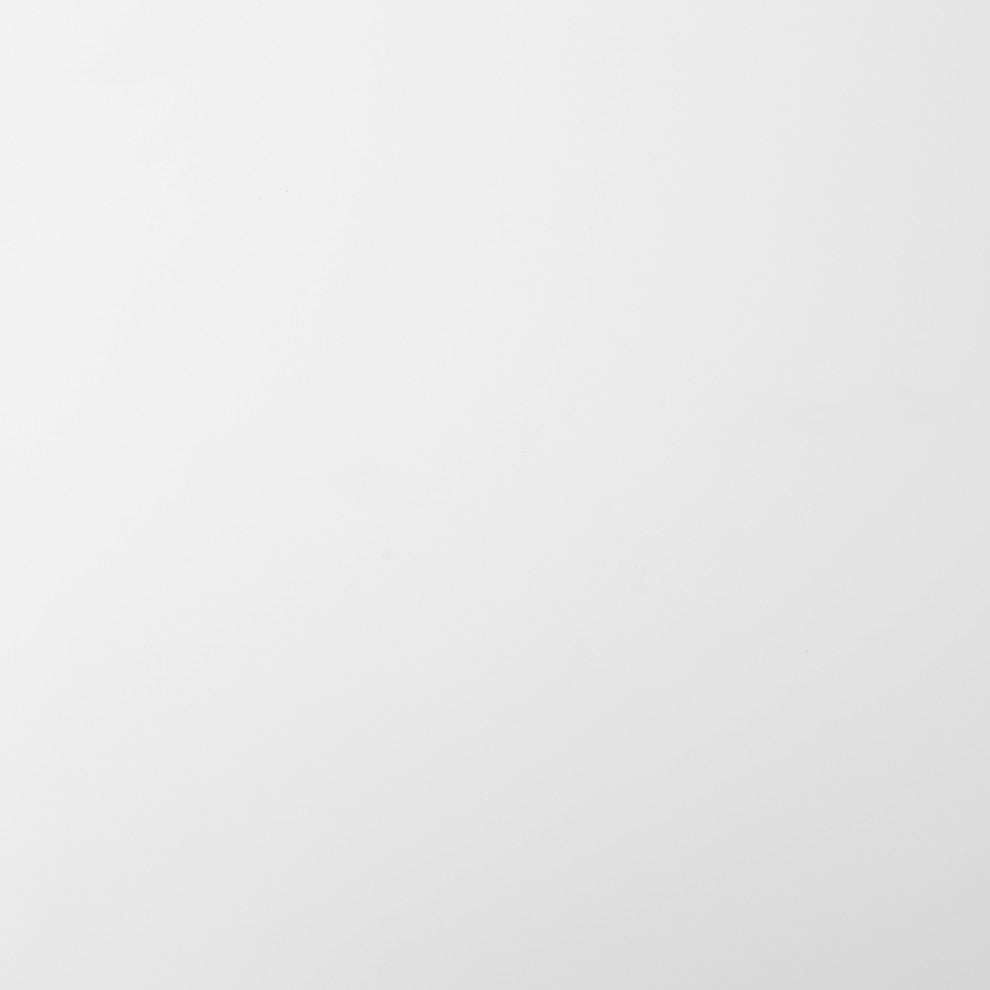 Manon Console Table, Matte White With Dark Walnut Legs