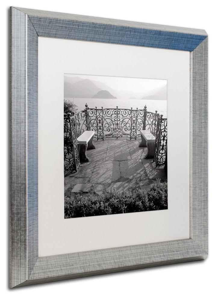 Alan Blaustein ''Lake Vista II'' Art, Silver Frame, White Mat, 16x16