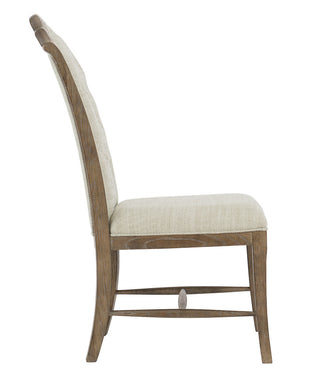 Bernhardt Rustic Patina Side Chair, Peppercorn Finish