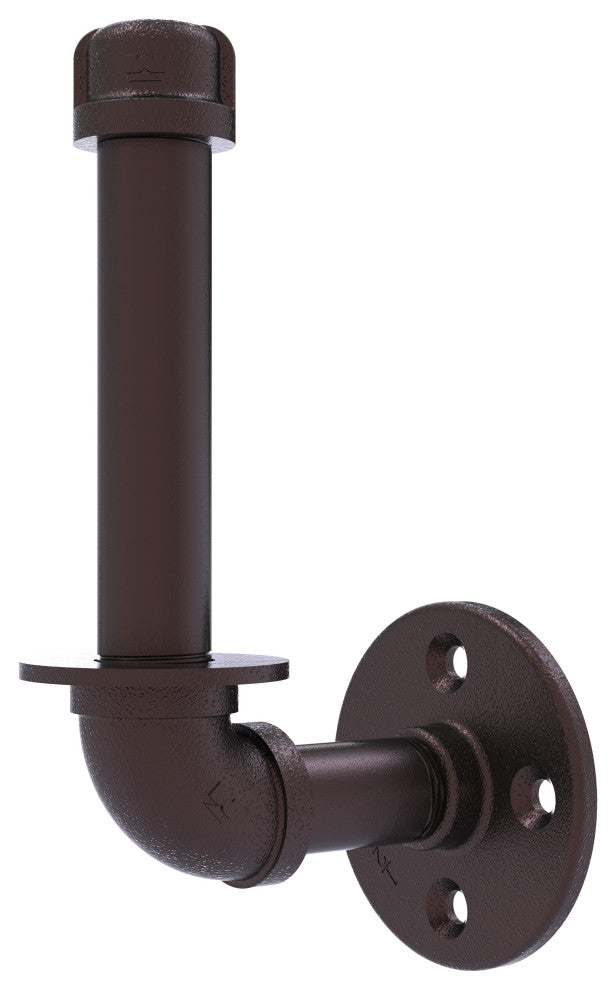 Pipeline Upright Toilet Paper Holder, Antique Bronze