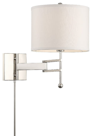 Marshall 1 Light Polished Nickel Wall Mount