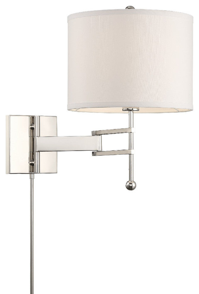 Marshall 1 Light Polished Nickel Wall Mount