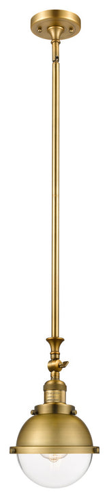 Innovations 206-BB-HFS-62-BB 1 Light 7.25" Mini Pendant, Brushed Brass