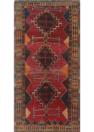 Semi-Antique Dilhan Red Runner