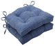Tory Denim Chairpad, Set of 2