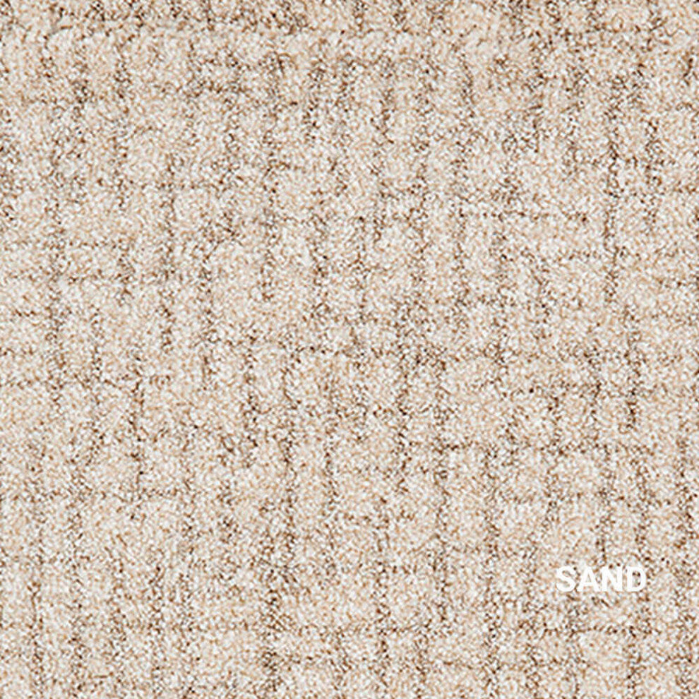 Lake Powell Contemporary Area Rug | Stylish Indoor Carpet for Modern Spaces, Sand, 4'x10'
