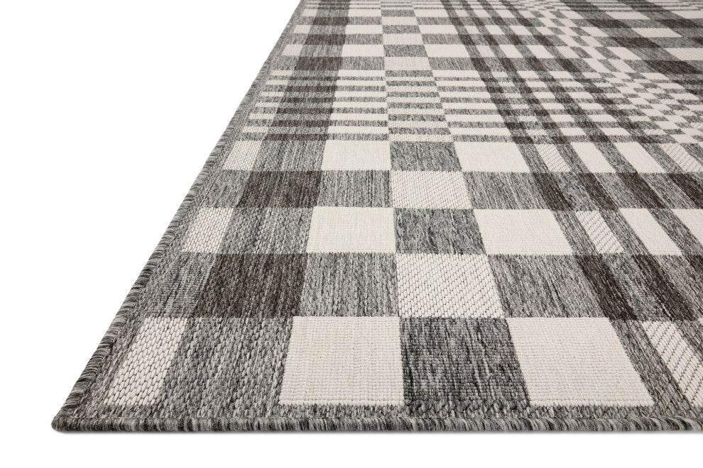 Loloi II In/Out Rainier Area Rug, Ivory / Pebble, 3'-11" X 5'-11"