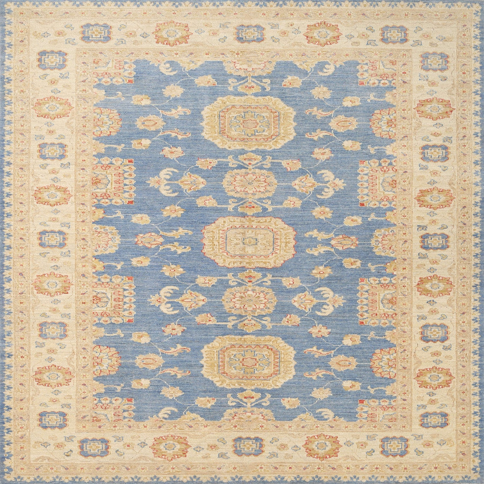 Ahgly Company Indoor Square Traditional Area Rugs, 7' Square