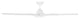 Hydra 80" Indoor/Outdoor 8-Blade Smart Ceiling Fan, Matte White, 2700K Light Kit