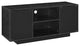 Modern Black Portal TV Stand