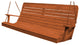 Pressure Treated Pine Highback Swing, Redwood Stain, 5 Foot