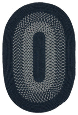 Colonial Mills Madison MD24 Navy Traditional Area Rug, 3'x5' Oval