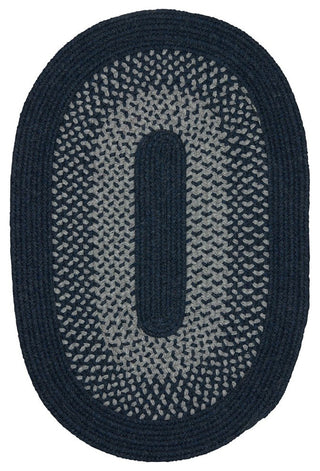 Colonial Mills Madison MD24 Navy Traditional Area Rug, 3'x5' Oval