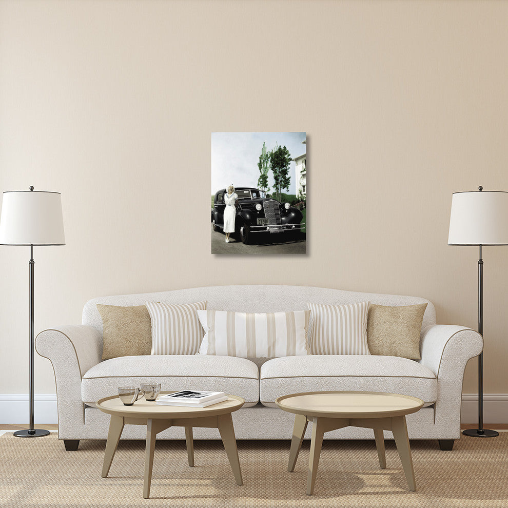 "Jean Harlow" Stretched Canvas Giclee by Hollywood Photo Archive, 28x36"