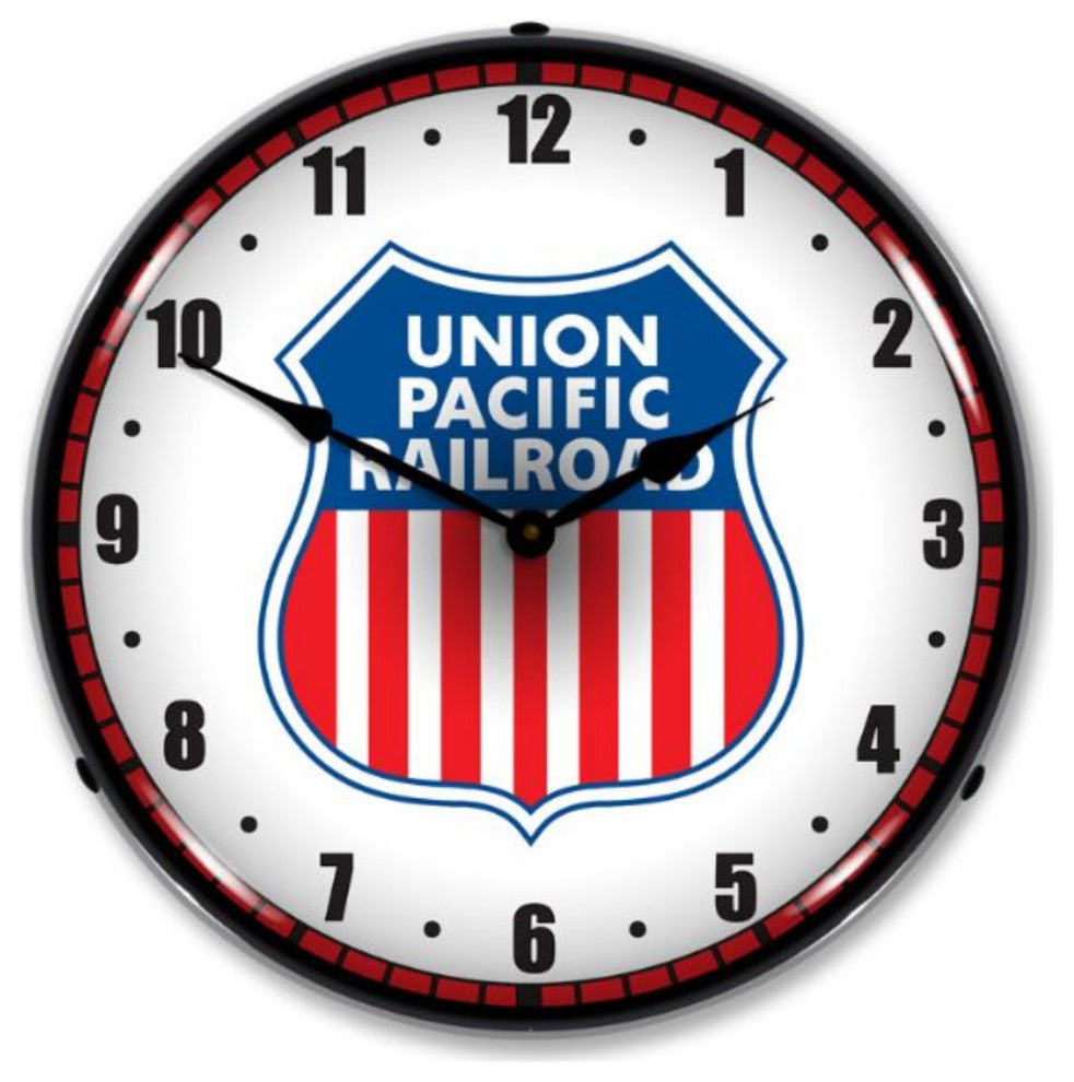 710126 Union Pacific Railroad Clock