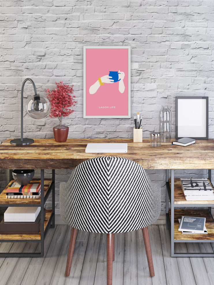 "Another Cup" Framed Painting Print, 8x12